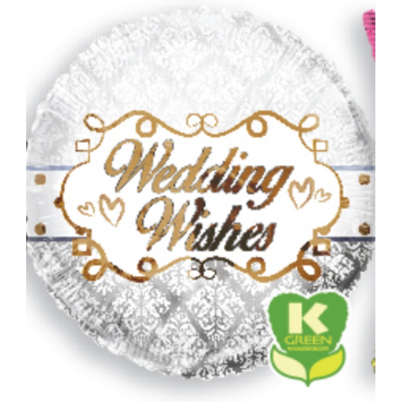 Wedding Wishes 18 Balloon