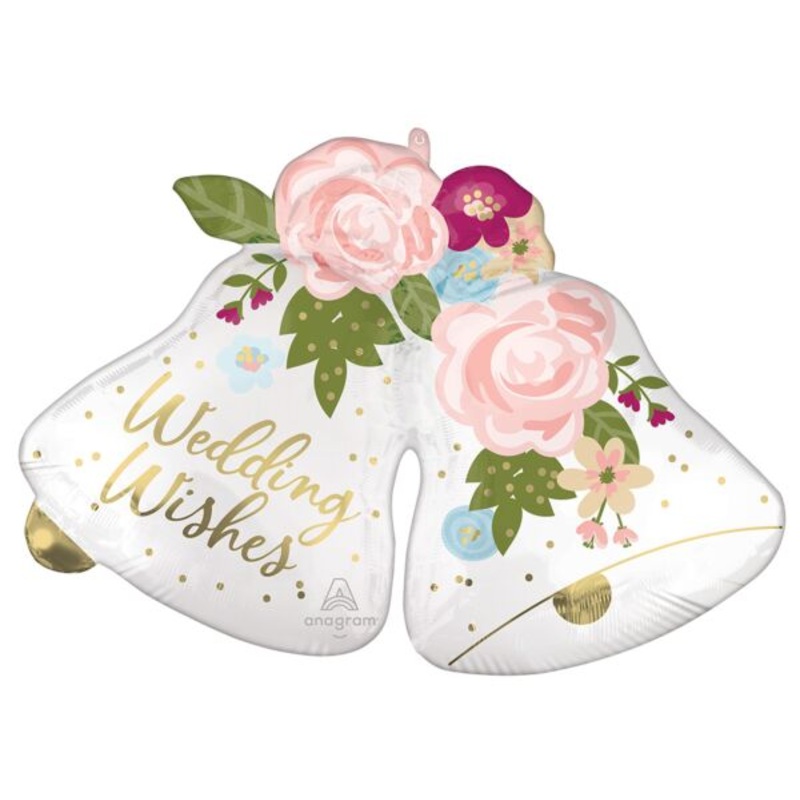 Wedding Wishes Bells 33 Balloon