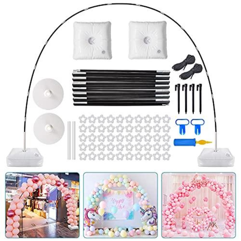 Balloon Arch Kit,9FT Tall & 10Ft Wide Adjustable Balloon Arch Stand with Water Fillable Base, For Wedding Baby Shower Birthday Party Supplies Decorations