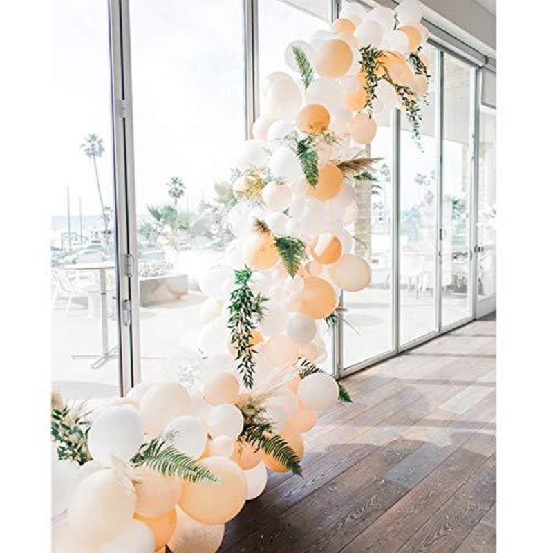 Blush Balloon Garland Arch Kit 125 Pcs 10 Inch Peach Balloons Party Balloons for Wedding Party Bridal Shower Baby Shower