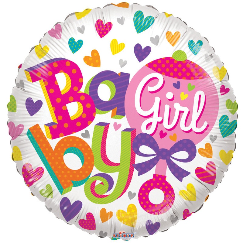 Girl Rattle Balloon