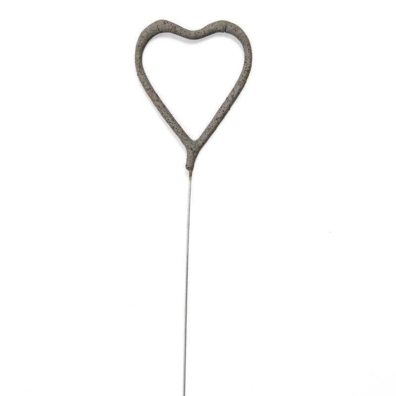 Heart Shaped Wedding Sparklers | 36 Count