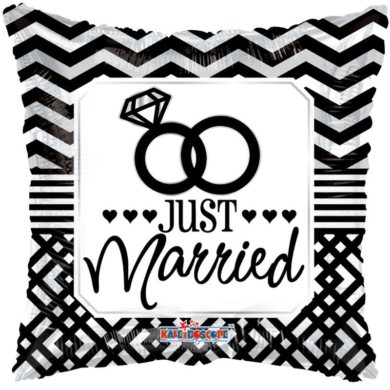 Just Married Balloon