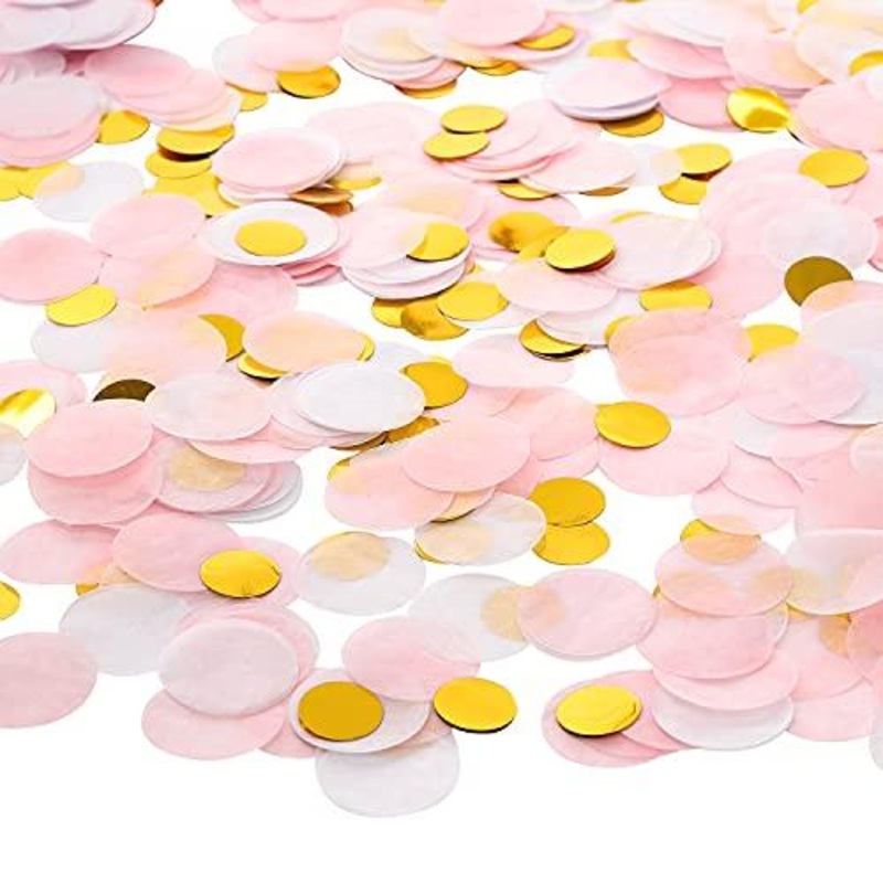 Round Tissue Confetti  Dots for Christmas, Wedding, Birthday Party, Baby Shower