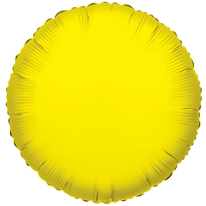 Yellow Round Balloon