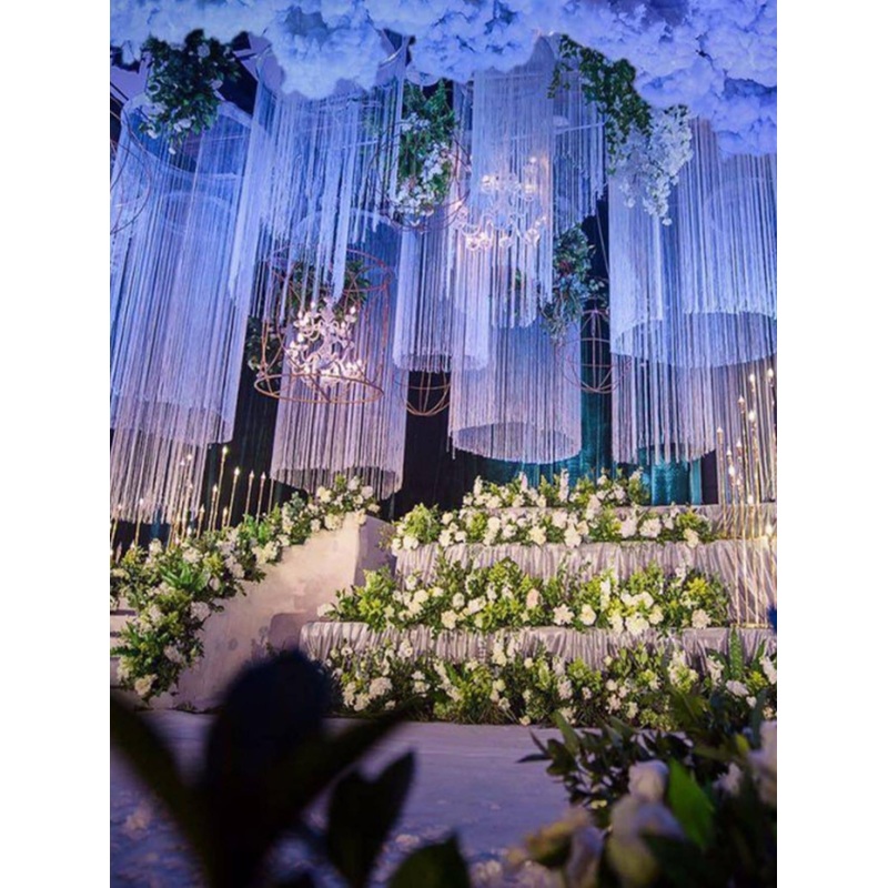 1pc Decorative Tassel Curtain for wedding reception