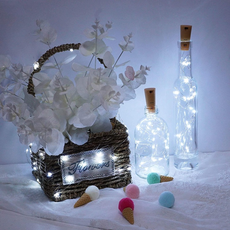 Battery Operated Cork String Lights for Wedding