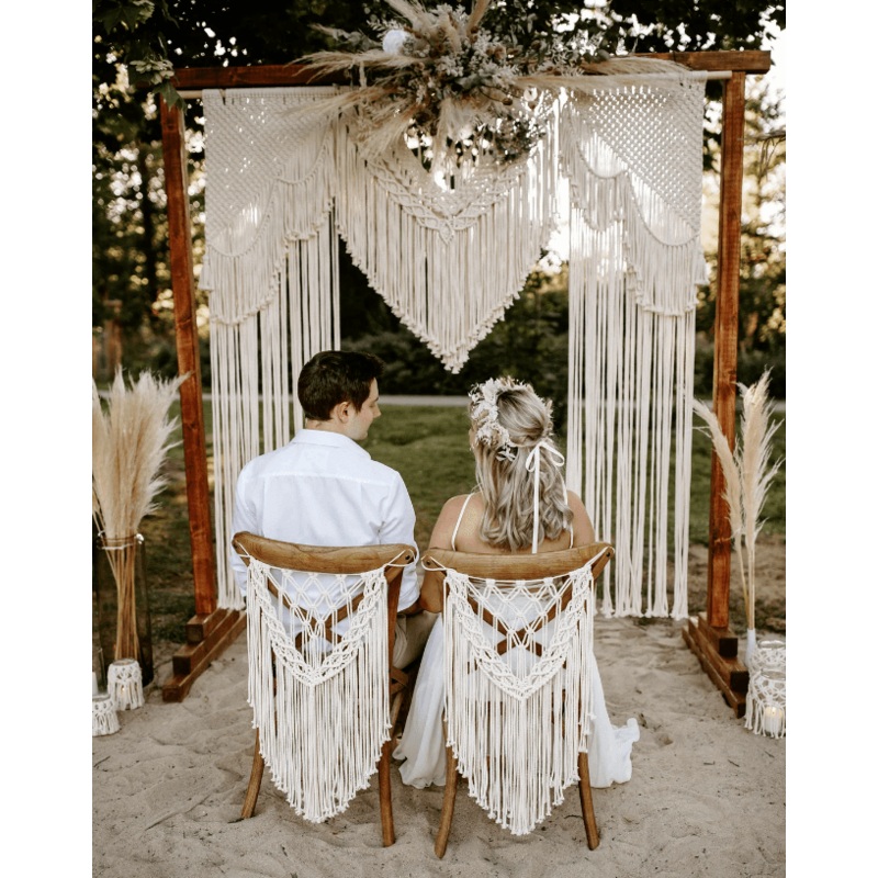 Boho Macrame Wedding Backdrop | Wedding Background For Wedding Ceremony