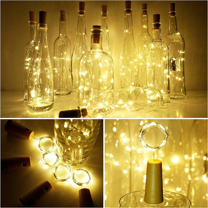 Bottles Crafts Party Wedding Halloween Christmas Decor Fairy Mini String Lights