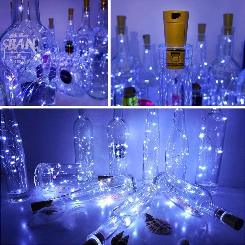 Fairy Mini String Lights Copper Wire, Battery Operated Starry Lights for Wedding