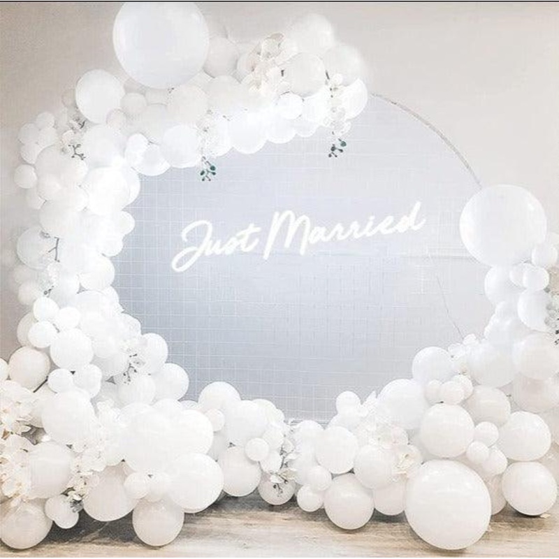 White Balloon Garland Kit 115PCS White Latex Balloons Arch Wedding Baby Shower Party Decor