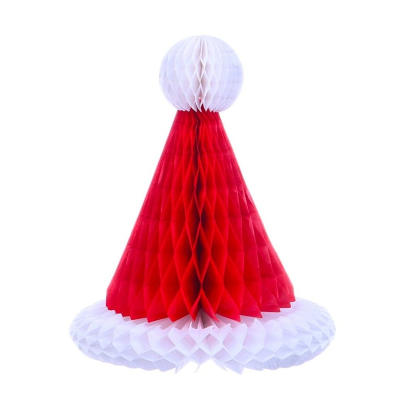 3D Paper Santa Hat