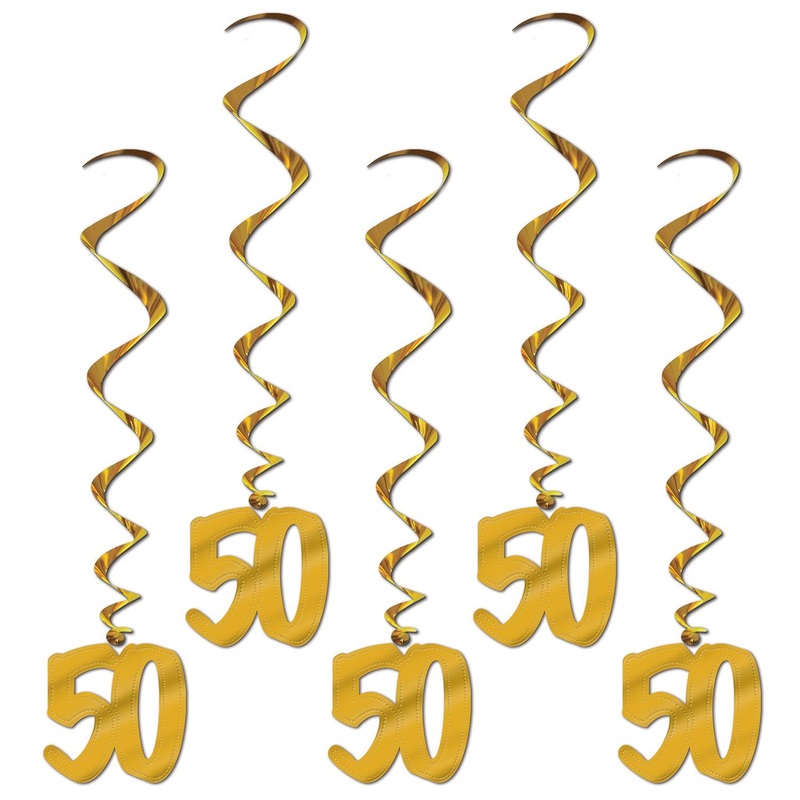 50th Anniversary Whirls (5 per Package)