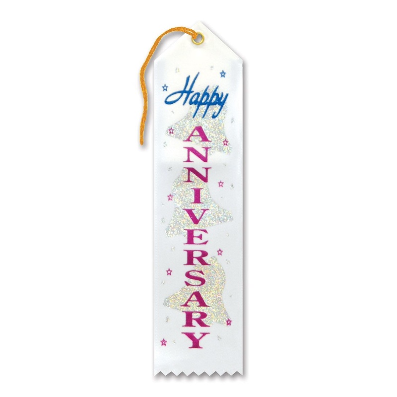 Happy Anniversary Award Ribbon
