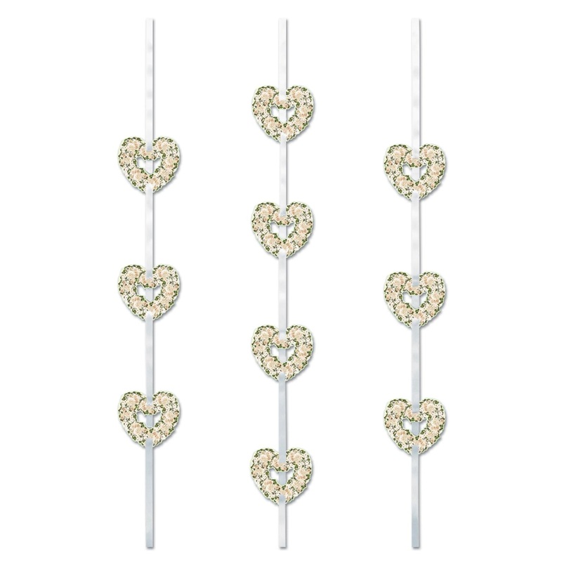Heart Ribbon Stringers (3 per Package)