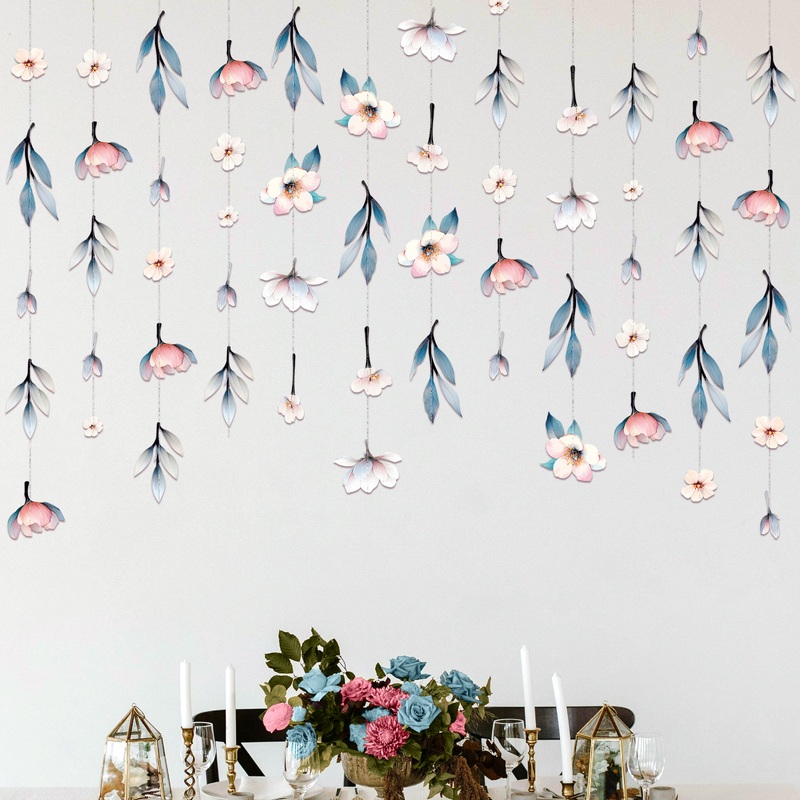 Vintage Flower Garlands for Wedding (12pcs)