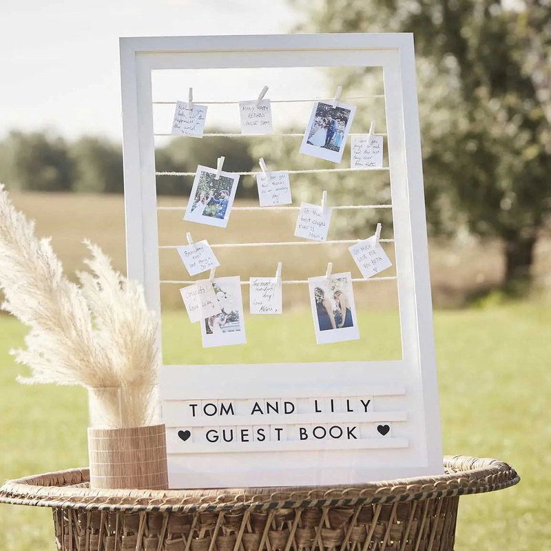 Ginger Ray Customisable Frame Wedding Guest Book Alternative - PICK UP ONLY