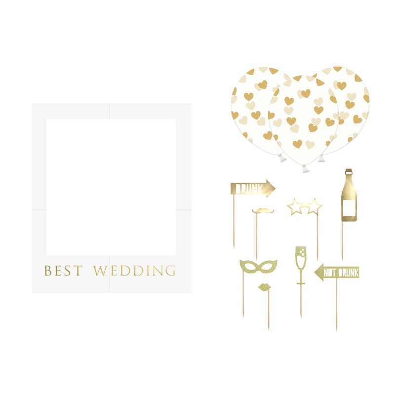 Selfie Photo Frame Kit - Best Wedding