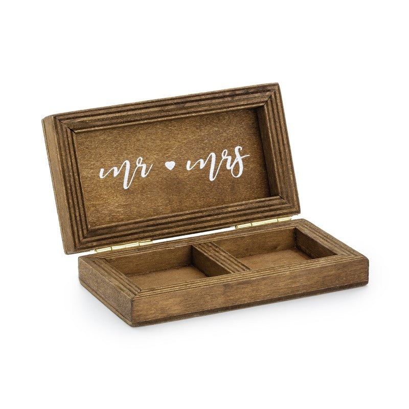 Wooden Wedding Rings Box