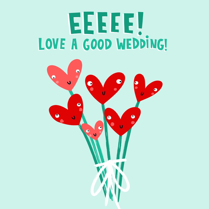 Love A Good Wedding Celebration Card