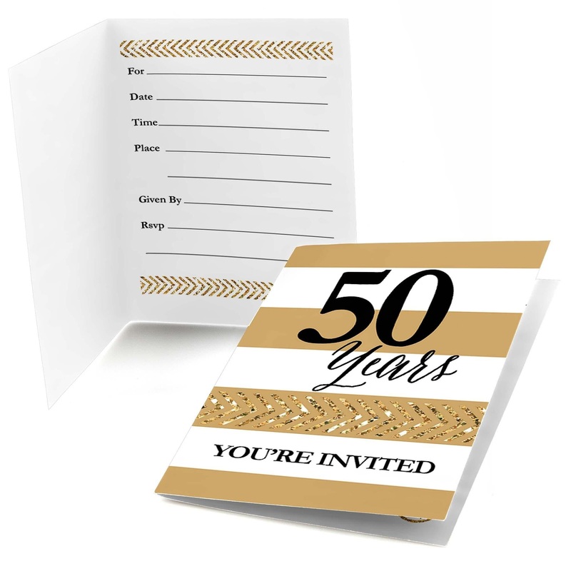 We Still Do - 50th Wedding Anniversary - Fill In Wedding Anniversary Invitations - 8 ct