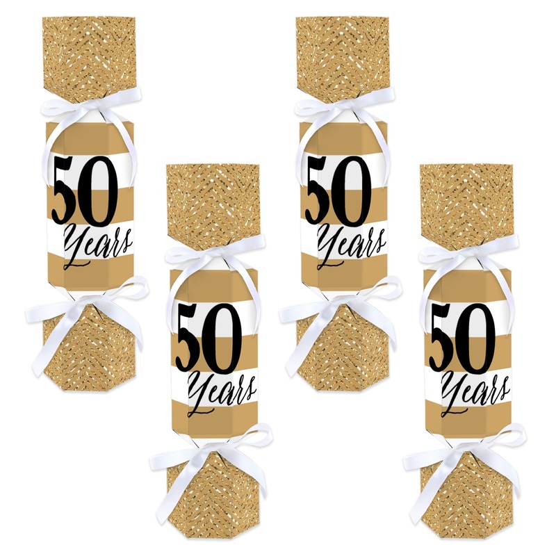 We Still Do - 50th Wedding Anniversary - No Snap Anniversary Party Table Favors - DIY Cracker Boxes - Set of 12