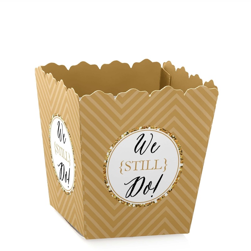 We Still Do - 50th Wedding Anniversary - Party Mini Favor Boxes - Anniversary Party Treat Candy Boxes - Set of 12