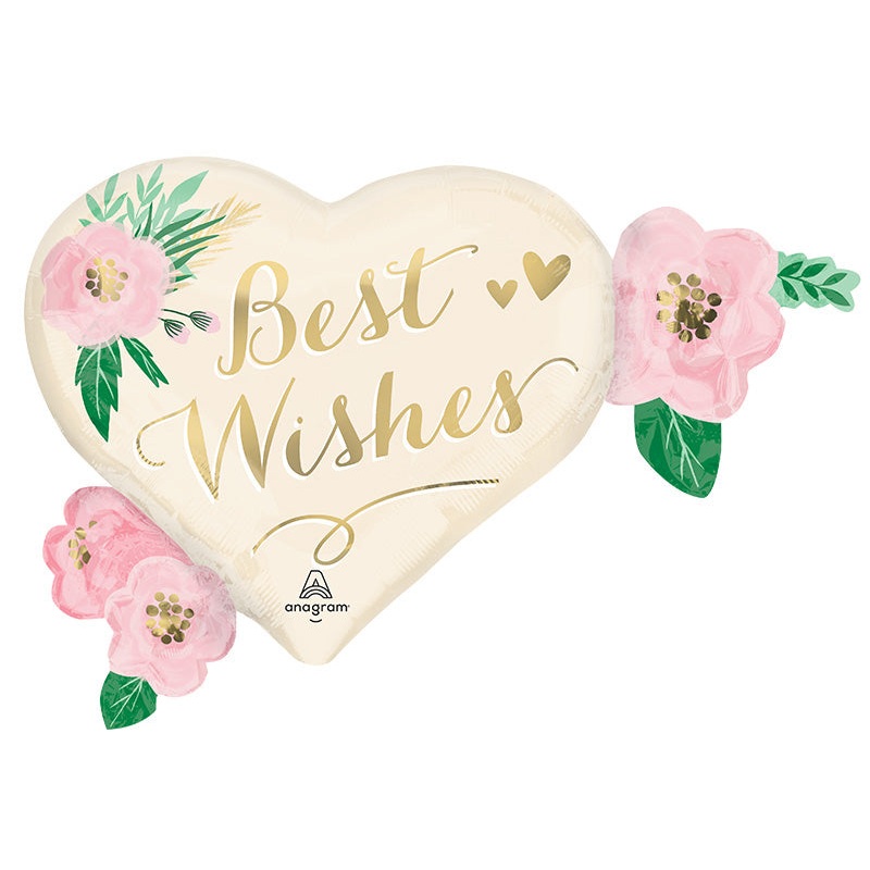 27" SuperShape Natural Wedding Foil Balloon
