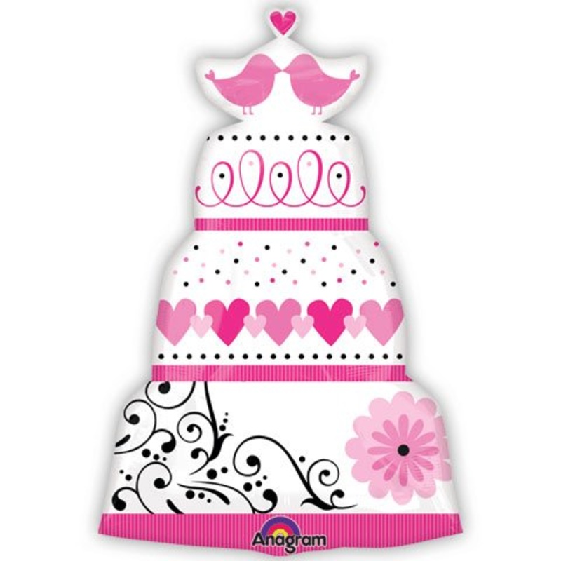 31" Sweet Wedding SuperShape Balloon