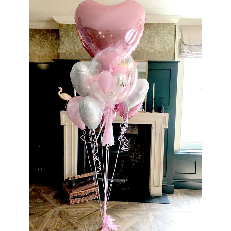 Wedding Jumbo Heart and Bubble Bunch