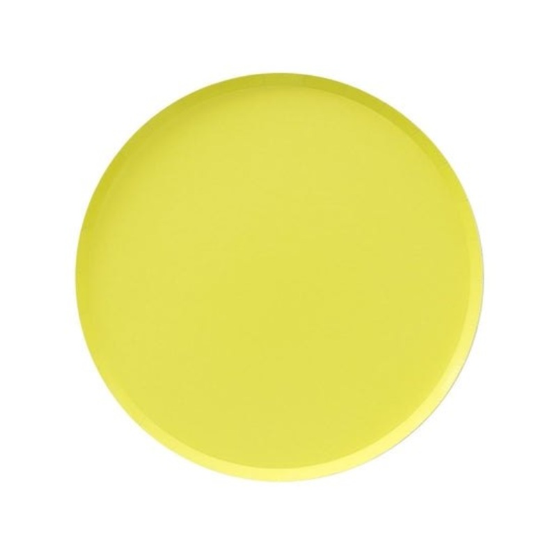 Chartreuse Plates - 9 inch