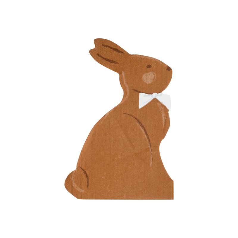 Chocolate Bunny Napkin