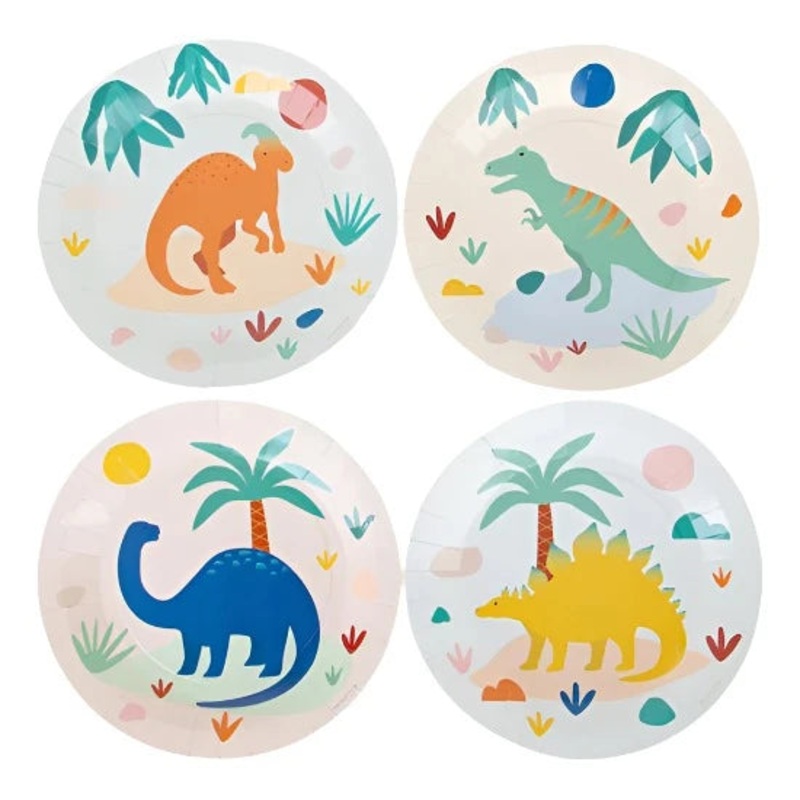 Dinosaur Jurassic Plates