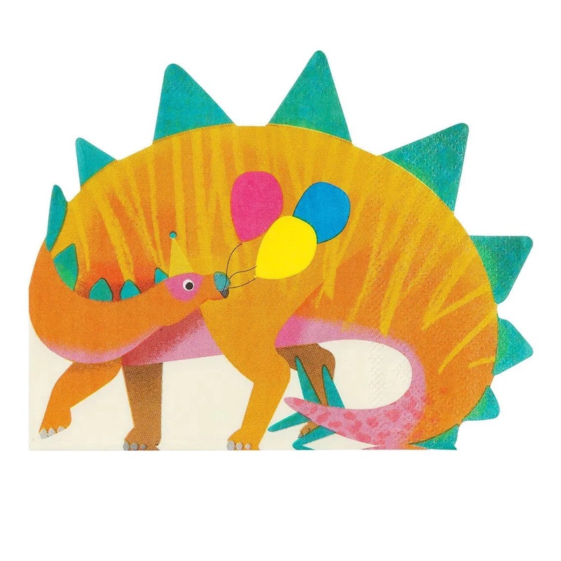 Dinosaur Shaped Napkins