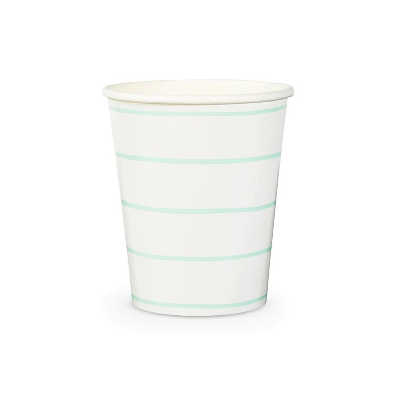 Frenchie Striped Mint Cups
