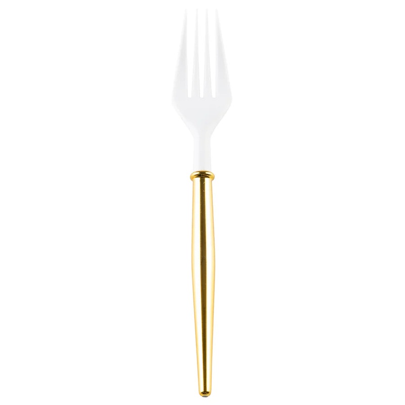Gold Bella Plastic Cocktail Forks