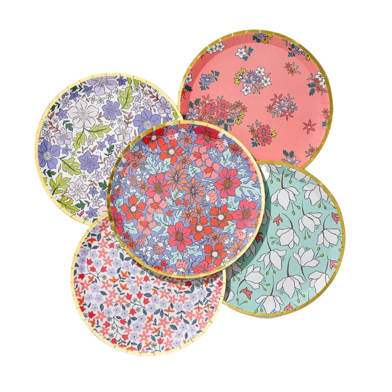 In Full Bloom Large Paper Party Plates