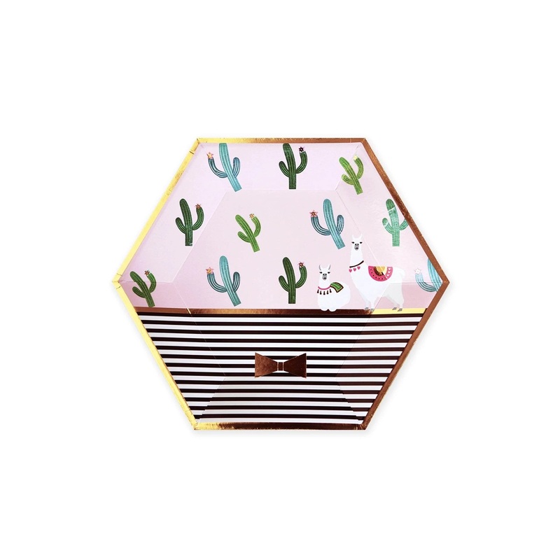 Llama Party Plates