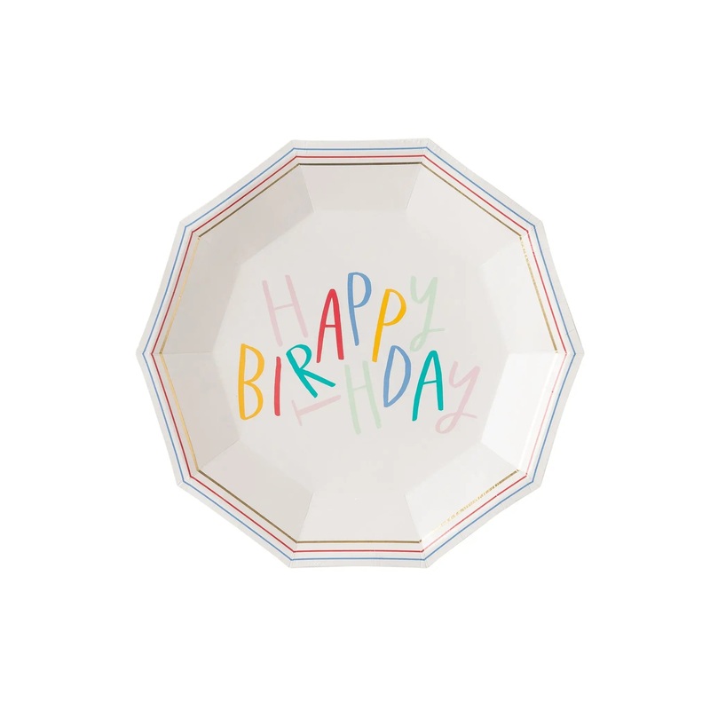 Oui Party Hexagon Party Plate