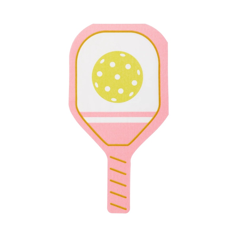 Pickleball Paddle Napkin - Pink
