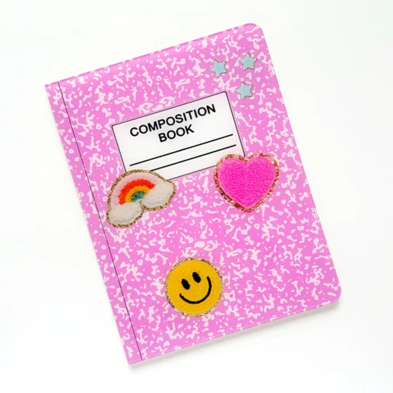 Pink Composition Notebook Tray