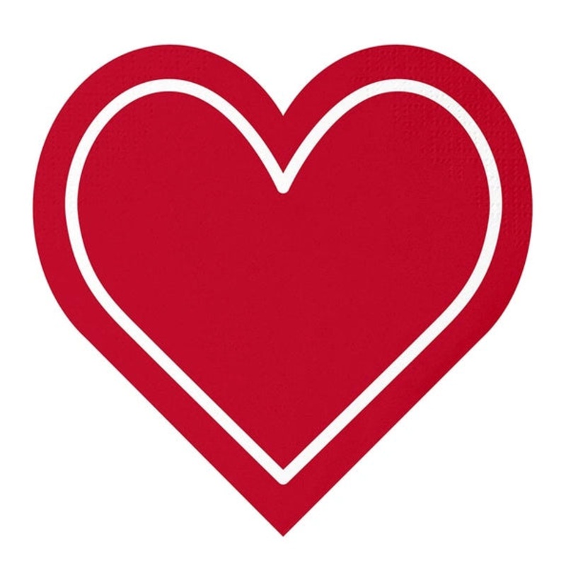 S'mores Die-Cut Paper Napkins - Red Heart