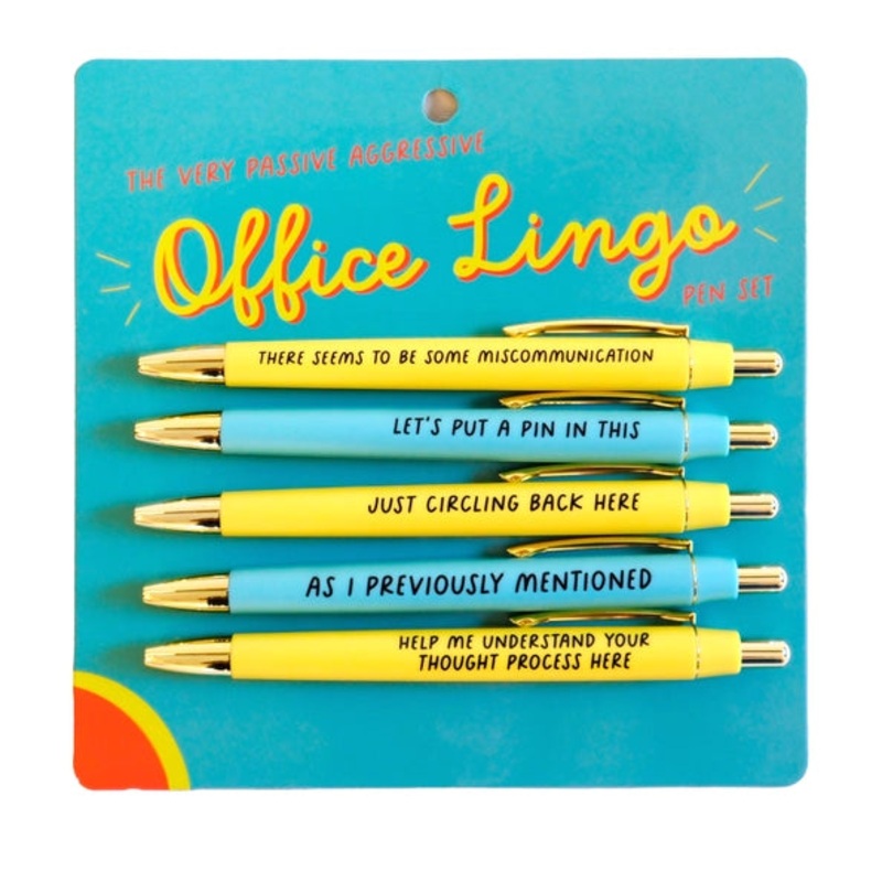 The Very Passive Aggressive Office Lingo Pen Set