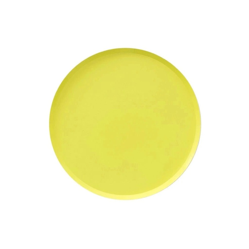 Chartreuse Plates - 7 inch