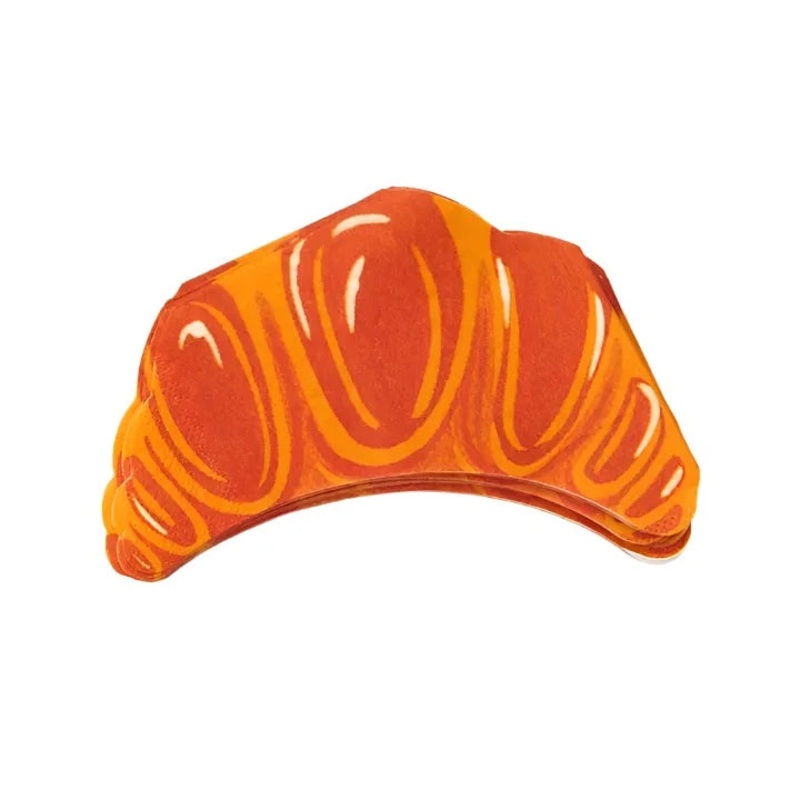 Croissant Die Cut Napkin
