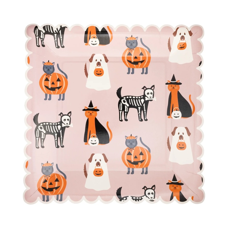 Halloween Pet Costume Plate