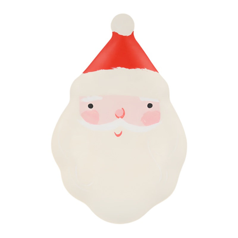 Melamine Reusable Santa Plate