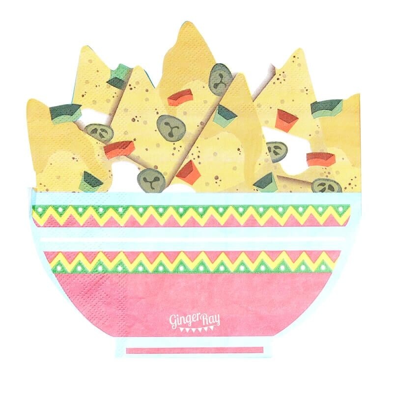 Nachos Shaped Paper Napkins