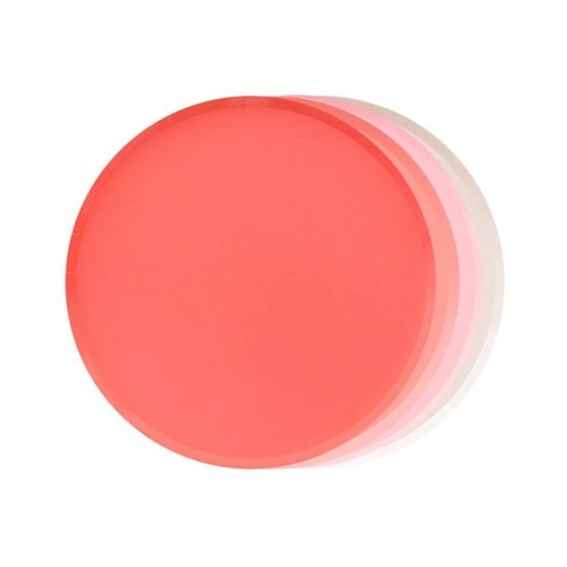 Pretty in Pink Plates  - 9 inch