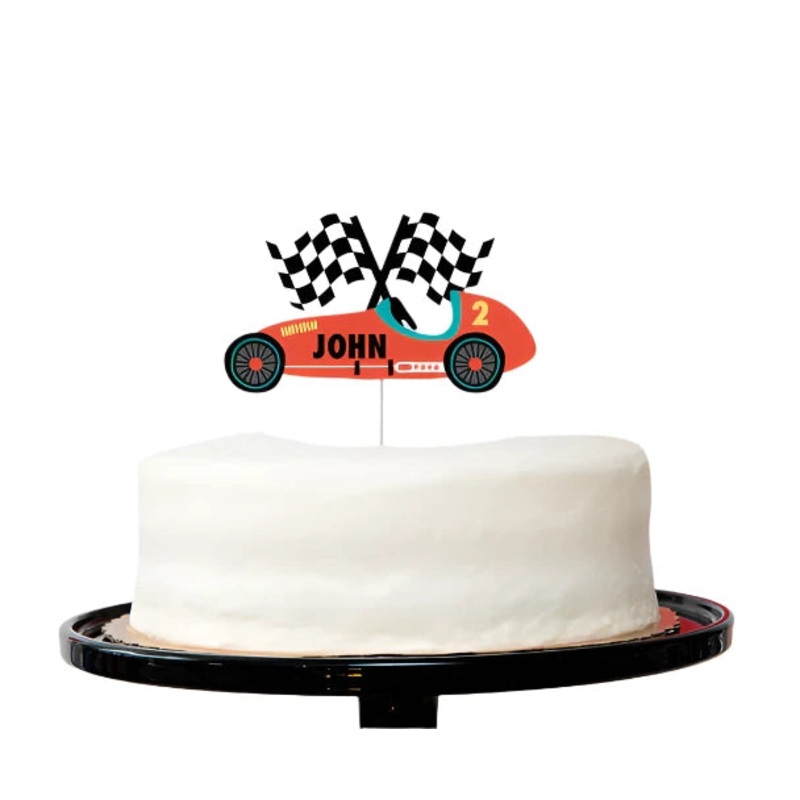 Race Car Custom Cake Topper